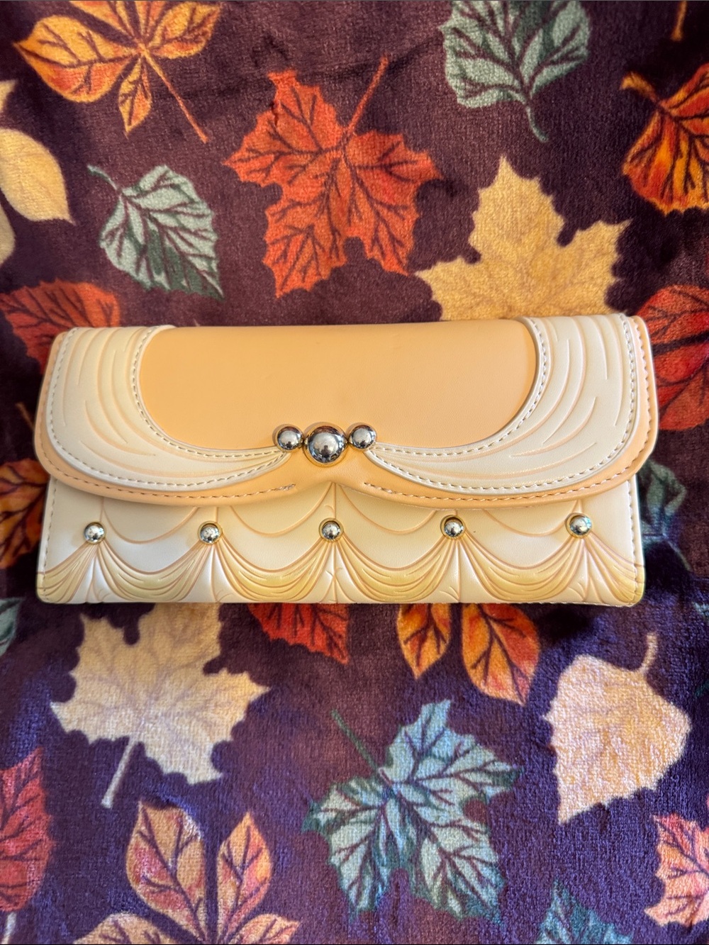 Loungefly 30th Anniversary “Beauty and the Beast” Belle’s Gown Clutch Wallet